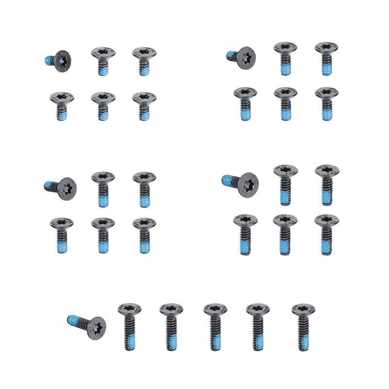 ohhunt Screws Set 30Pcs for Red Dot Sight Optics and Mount Includes #4-40 in 6.35mm/7.5mm/8.5mm/9.52mm/11.11mm Length 5 Sets of Screws 6 in Each Set - Image 1